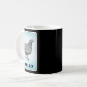 El Pollo Mexicanische Hühnchen-Karten Kaffeetasse (Vorderseite Links)