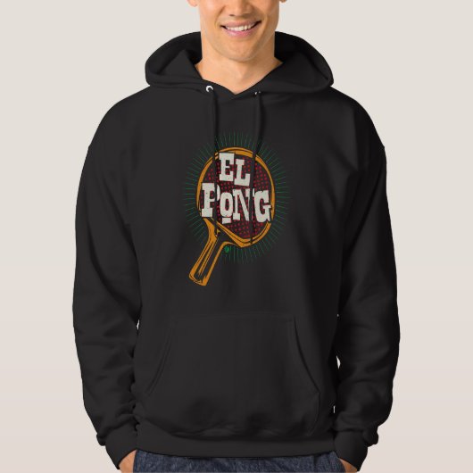 El Pong Ping Pong Hoodie (Vorderseite)