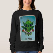 El Porro Mexican Slang Lottery Bingo Cards Sweatshirt (Vorderseite)