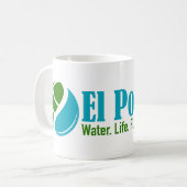 El Porvenir: Wasser. Leben. Zukunft.Tasse Kaffeetasse (Vorderseite Links)
