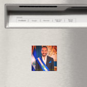 El presidente de El Salvador, Nayib Bukele Magnet (In Situ (Geschirrspüler))