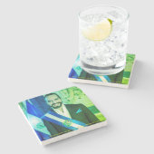 El presidente de El Salvador, Nayib Bukele Steinuntersetzer (Seitenansicht)