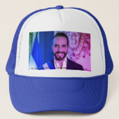 El presidente de El Salvador, Nayib Bukele Truckerkappe (Vorderseite)