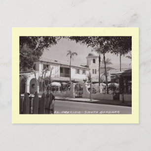 El Presidio, Santa Barbara, Kalifornien Vintage Postkarte