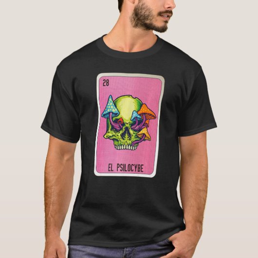 El Psilocybe Mexican Slang Lottery Bingo Cards   T-Shirt (Vorderseite)