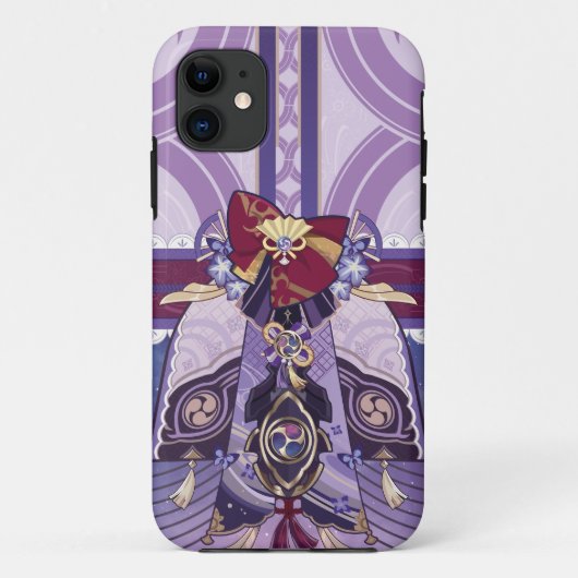 El Raiden Shogun Genshin Impact Phone Case (Rückseite)