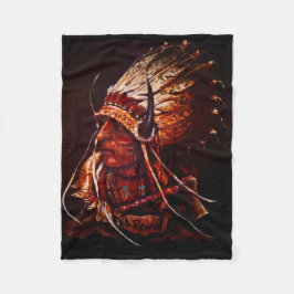 "El Reno Chief" Fleece Blanket