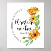 El restaura mi alma Póster Poster (Vorne)