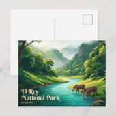 El-Rey-Nationalpark Argentinien Postkarte (Vorne/Hinten)