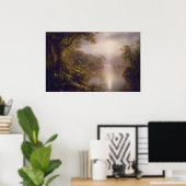 El Rio de Luz - Frederic Church Fine Art Poster (Heimbüro)