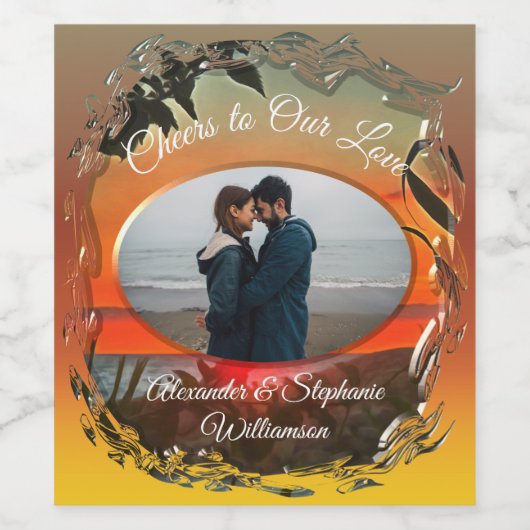 El Rio Pitillal begrüßt unsere Liebe 2009 Weinetikett (Einzelnes Label)