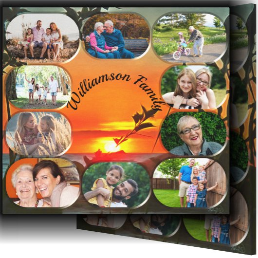 El Rio Pitillal Family Collage 2009 Canvas Print Leinwanddruck