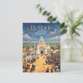 El Rocío Dorf Spanien Postkarte (Stehend Vorderseite)