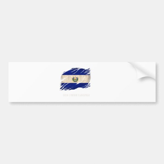 El Salvador Autoaufkleber - Dios Gewerkschaft Libe (Vorne)