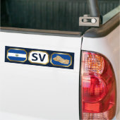 El Salvador Autoaufkleber für Flaggenkarte (Auf Lkw)