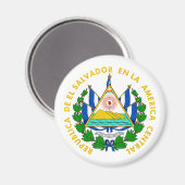 El Salvador COA Magnet (Vorderseite/Rückseite)