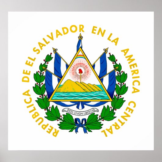 El Salvador COA Poster (Vorne)