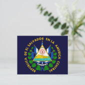 El Salvador COA Postkarte (Stehend Vorderseite)