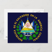 El Salvador COA Postkarte (Vorne/Hinten)