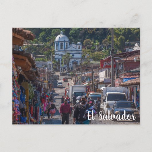 El Salvador (Concepción de Ataco) Postkarte (Vorderseite)