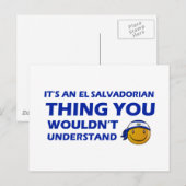El Salvador Designs Postkarte (Vorne/Hinten)