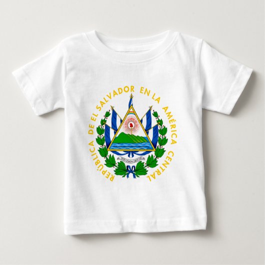 el salvador Emblem Baby T-shirt (Vorderseite)