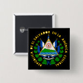 el salvador Emblem Button (Vorne & Hinten)