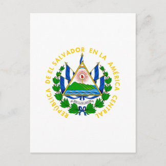 El Salvador - emblem/flag/coat of arms/symbol Postkarte