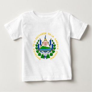 El Salvador - Emblem/Flagge/Wappen/Symbol Baby T-shirt