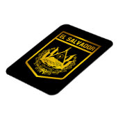 El Salvador Emblem Magnet (Linke Seite)
