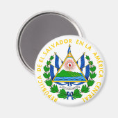 el salvador Emblem Magnet (Vorderseite/Rückseite)