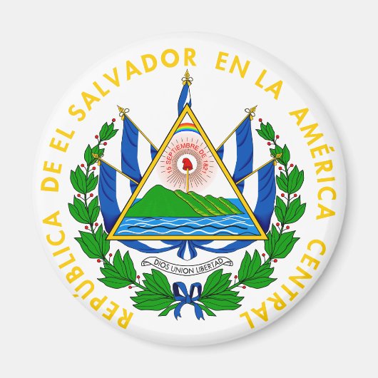 el salvador Emblem Magnet (Vorne)