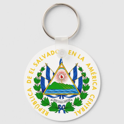 el salvador Emblem Schlüsselanhänger (Vorderseite)