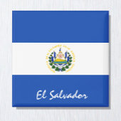 El Salvador Fahne & Amerika Urlaubs- und Sportfans Magnet