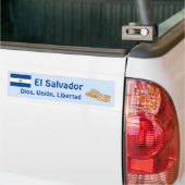 El Salvador Flag and Map Autoaufkleber (Auf Lkw)