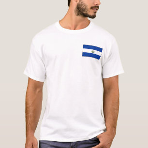 El Salvador Flag and Map T - Shirt
