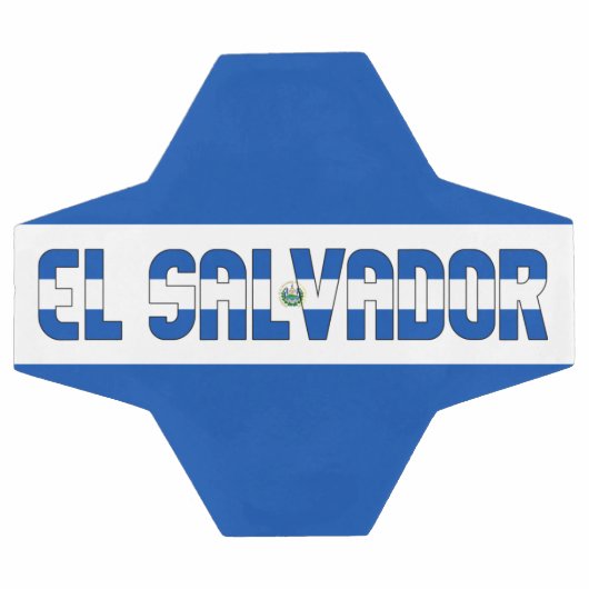El Salvador Flag Bicolor Patriotic Fußball (Flach)
