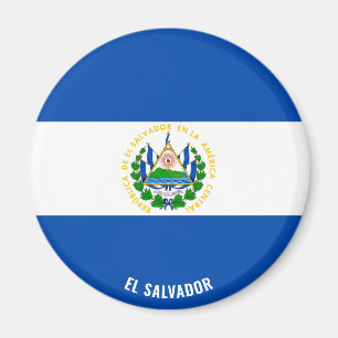 El Salvador Flag Charmantes Patriotisches Magnet