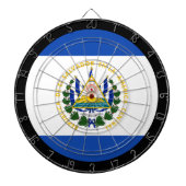 El Salvador Flag Dartboard & El Salvador / Spiel Dartscheibe (vorne)
