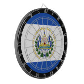 El Salvador Flag Dartboard & El Salvador / Spiel Dartscheibe (Vorderseite Links)