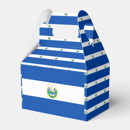 El Salvador flag Favor Box Geschenkschachtel (Rückseite)