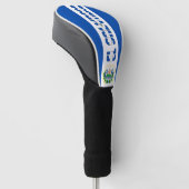 El Salvador Flag Gorgetic Patriotic Golf Headcover (angewinkelt)