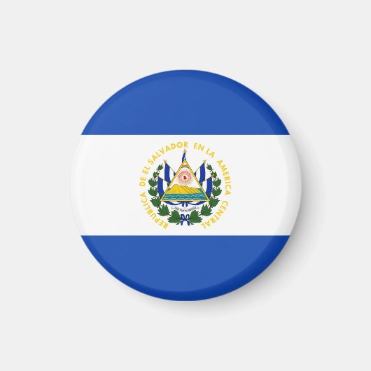 El Salvador Flag Magnet (Vorne)