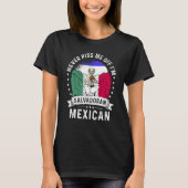 El Salvador Flag Mexico Grown  Humor Citizen Pride T-Shirt (Vorderseite)