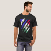 El Salvador Flag Mexico Grown Patriot Country Stri T-Shirt (Vorne ganz)