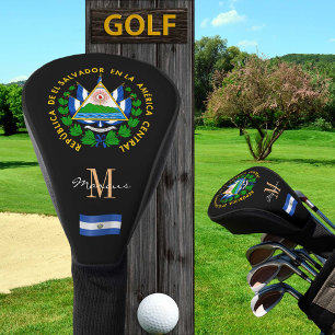 El Salvador & Flag Mit Monogramm Golfclubs Golf Headcover