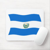 El Salvador Flag Mousepad (Mit Mouse)