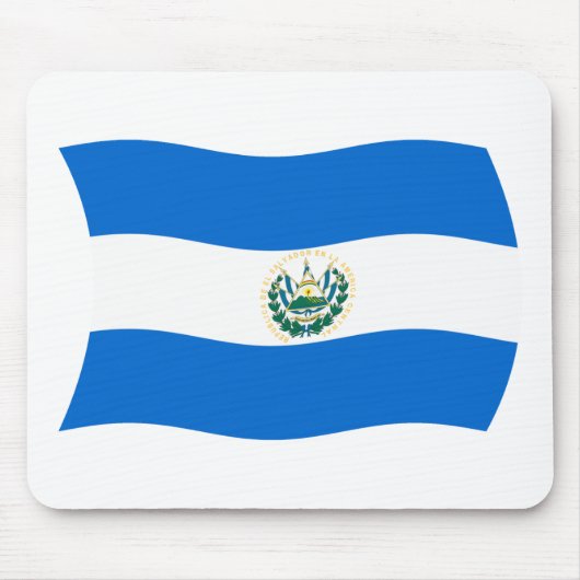 El Salvador Flag Mousepad (Vorne)