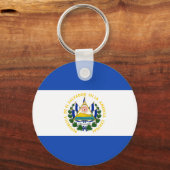 El Salvador Flag Schlüsselanhänger (Vorderseite)