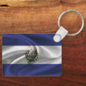 El Salvador Flag Schlüsselanhänger (Vorderseite)